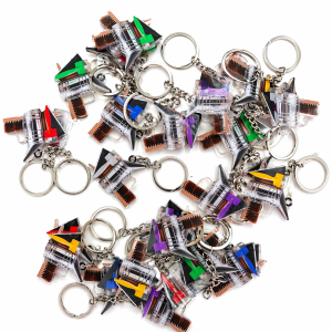 Beekeeper Keychain Beekeeping Equipment Flat 2D