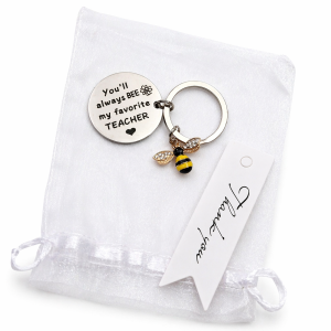 KEYCHAIN SET BEST TEACHER 3 PIECE