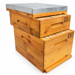 Standard Langstroth Hive No Wax Galv Outer Lid